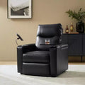 Fauteuil inclinable en cuir véritable