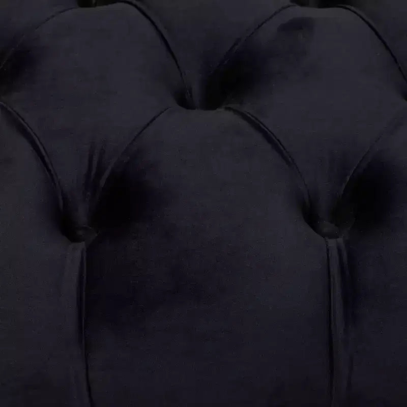 Banc rectangulaire en velours Glam